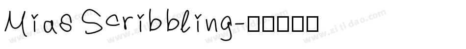 Mias Scribbling字体转换